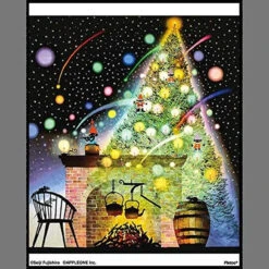 Appleone 5080-309 Jigsaw Puzzle Christmas Tree With Dreams (80 Pieces)