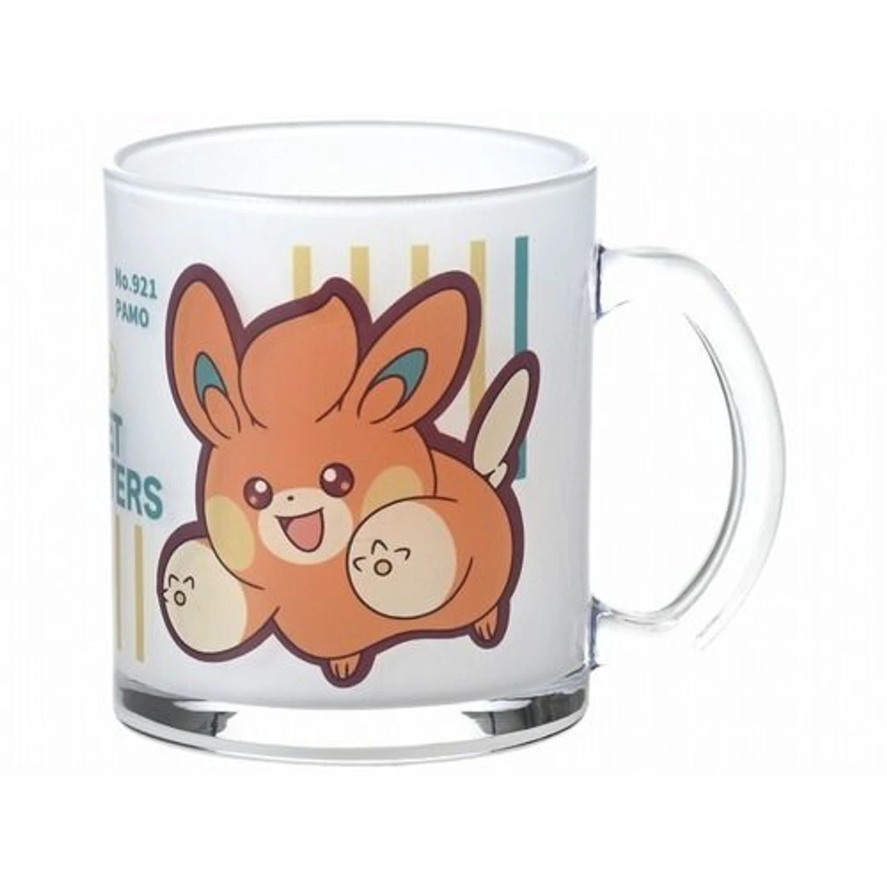 Pokemon Center Original Patterned Glass Mug Pawmi