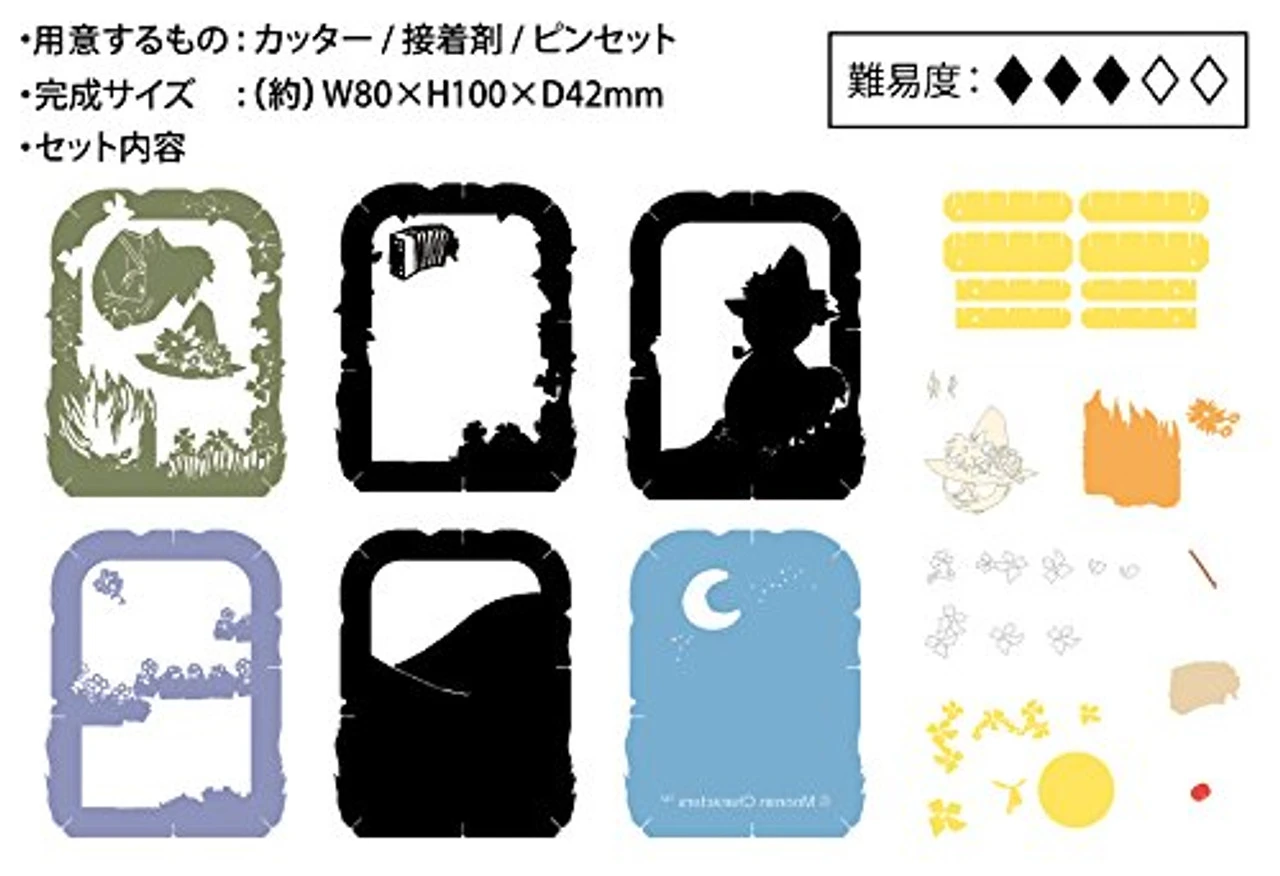 Ensky Paper Theater PT-081 Moomin Snufkin And The Moon - Image 6