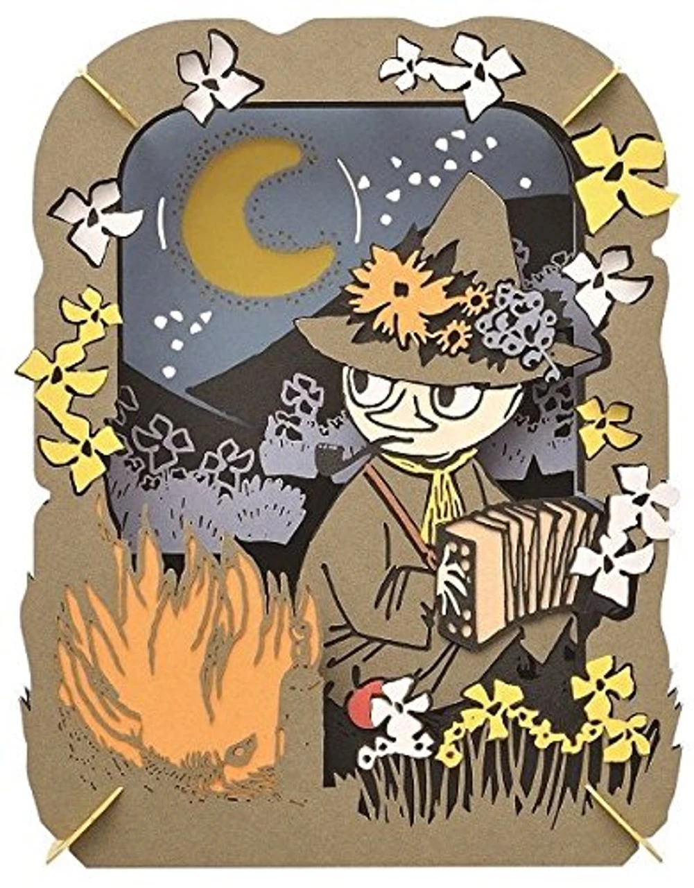 Ensky Paper Theater PT-081 Moomin Snufkin And The Moon - Image 3