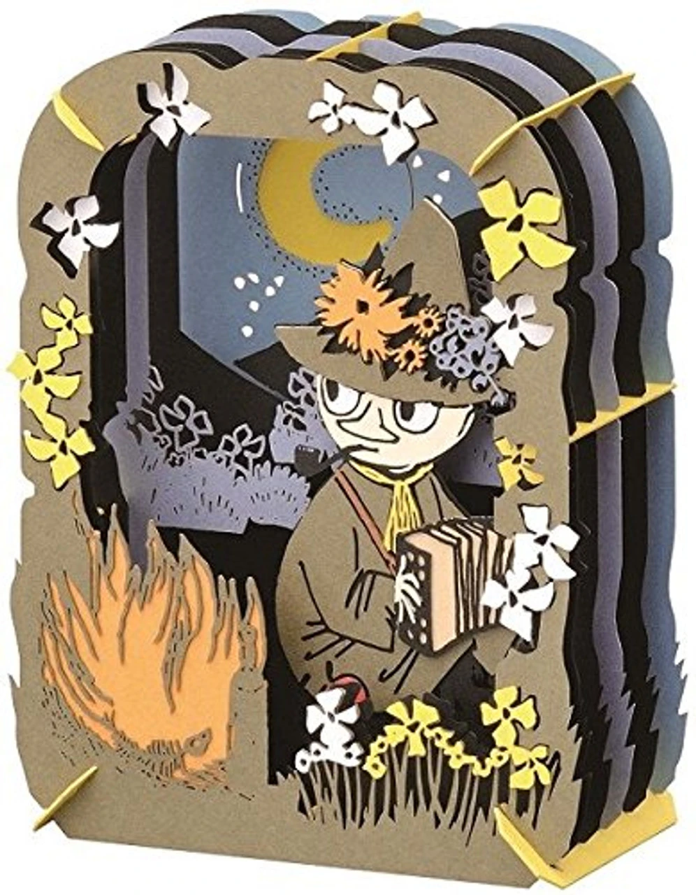 Ensky Paper Theater PT-081 Moomin Snufkin And The Moon - Image 4