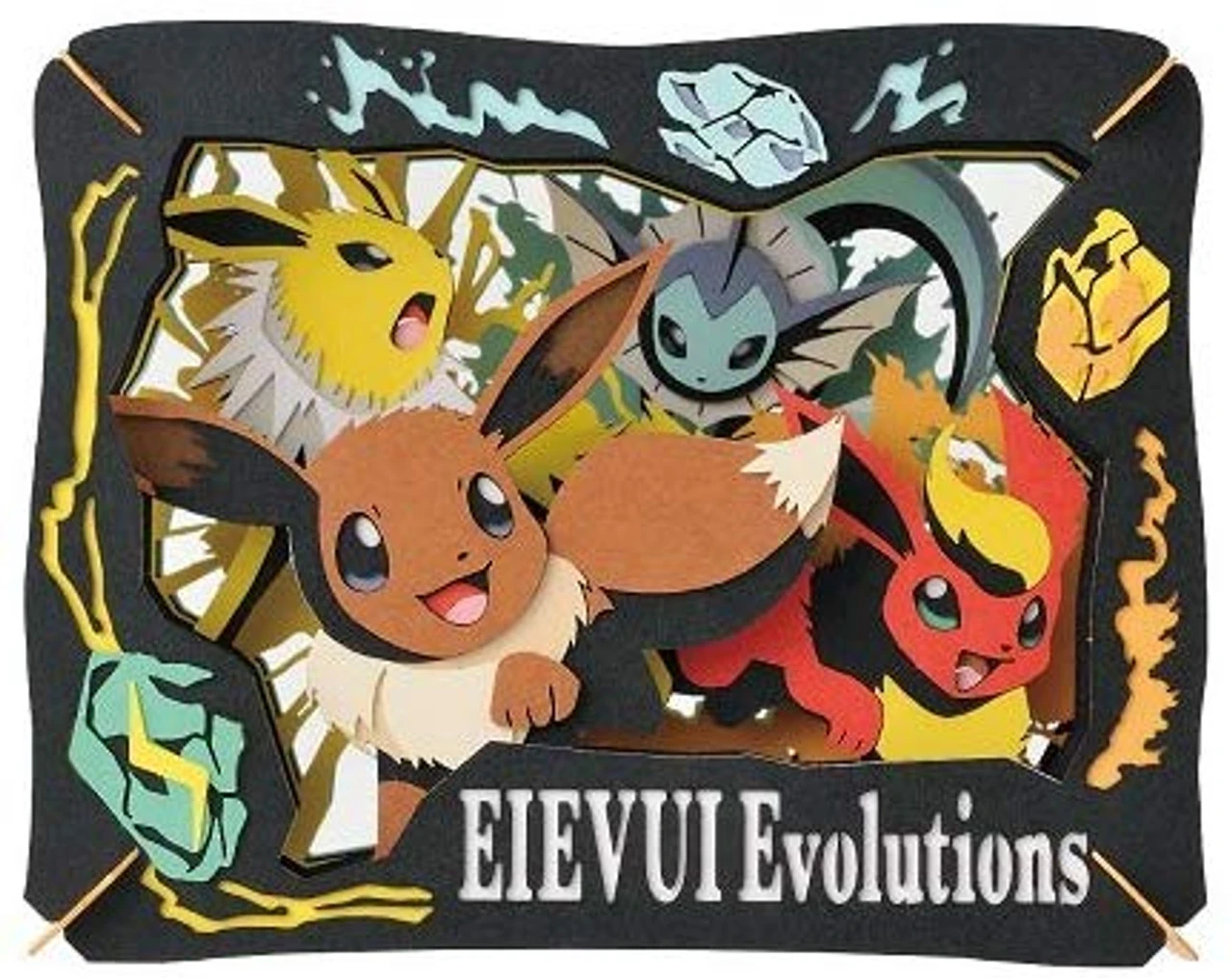 Ensky Paper Theater PT-089 Pokemon Eevee Evolutions - Image 3