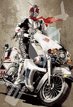 Ensky Jigsaw Puzzle 300-1371 Kamen Masked Rider Super-1 Yoshihito Sugahara Works (300 Pieces)