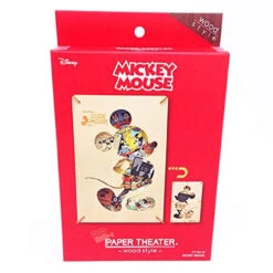 Ensky Paper Theater PT-WL10 Wood Style Disney Mickey Mouse