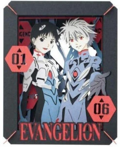 Ensky Paper Theater PT-154 Evangelion Shinji And Kaoru