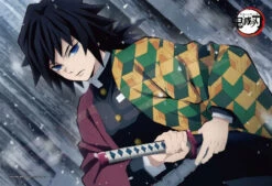 Ensky 300-1708 Jigsaw Puzzle Demon Slayer: Kimetsu No Yaiba Tomioka Giyuu (300 Pieces)