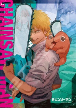 Ensky 208-077 Jigsaw Puzzle Chainsaw Man Denji And Pochita (208 Pieces)