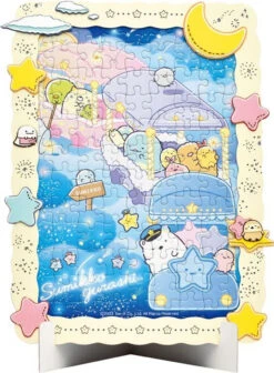 Ensky 108-DP01 Jigsaw Puzzle Sumikko Gurashi Starry Sky Trip (108 Pieces)