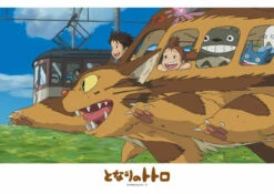 Ensky 108-618 Jigsaw Puzzle Studio Ghibli My Neighbor Totoro Riding On Cat Bus (108 Pieces)