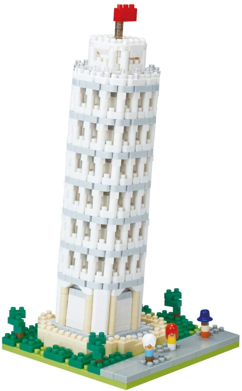 Kawada NBH_199 Nanoblock The Leaning Tower Of Pisa - Image 3
