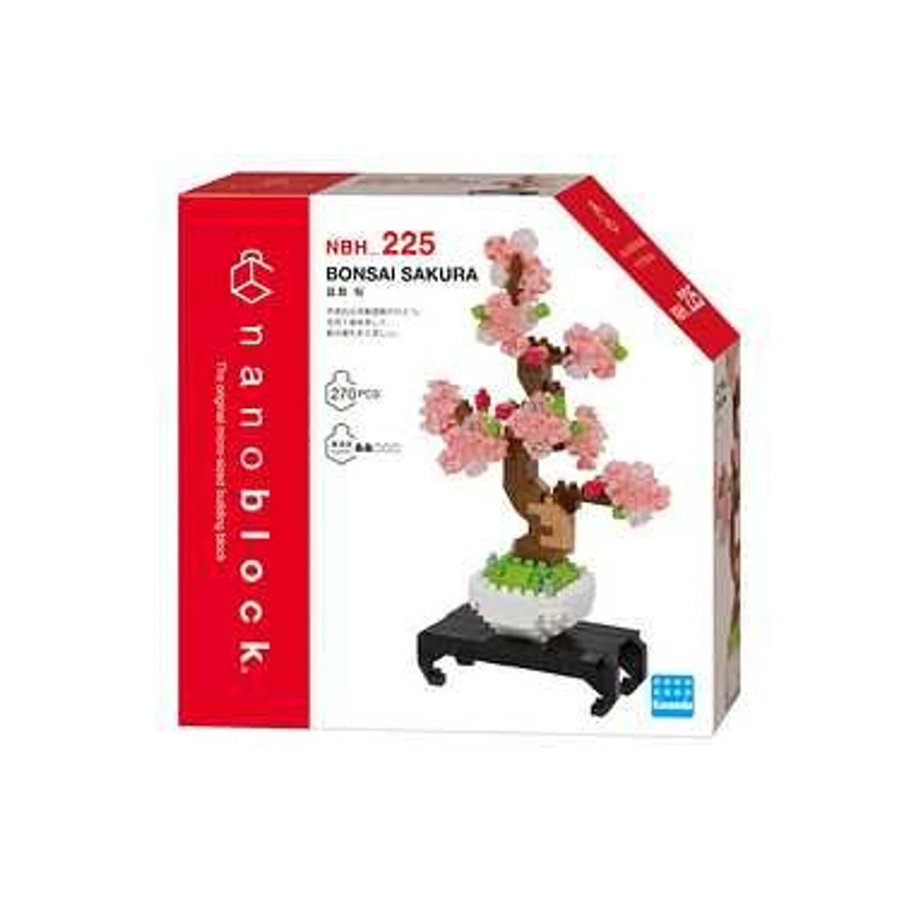 Kawada NBH-225 Nanoblock Bonsai Sakura (Cherry Blossoms) - Image 3