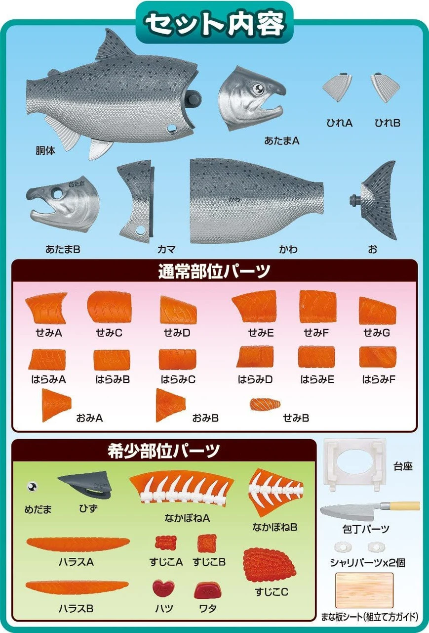 Megahouse 3D Anatomy Puzzle Salmon Sashimi - Image 3