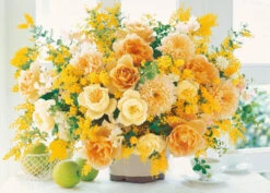 Epoch Jigsaw Puzzle 06-057 Flower Art Beautiful Yellow (500 Pieces)