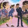 Epoch Jigsaw Puzzle 06-111s Detective Conan Cherry Blossom Season (500 Pieces)