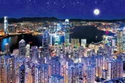 Epoch Jigsaw Puzzle 12-501 Night View In Hong Kong (1000 Pieces)