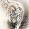 Epoch Jigsaw Puzzle Japanese Illustration White Tiger (2016 S-Pieces)