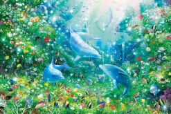 Epoch Jigsaw Puzzle 23-718 Glow In The Dark Lassen Blooming Ocean (2016 S-Pieces)