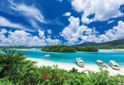Epoch 25-197s Jigsaw Puzzle The Blue Sea Of Ishigaki Island Okinawa (Scenery) (300 Pieces)