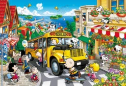 Epoch Jigsaw Puzzle 26-312s Peanuts Happy School Bus (300 Pieces)