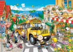 Epoch 54-220s Jigsaw Puzzle Snoopy Happy School Bus (2000 S-Pieces)