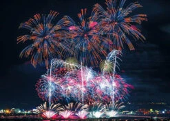 Epoch 79-174s Jigsaw Puzzle Nagaoka's Large Fireworks (500 Pieces)