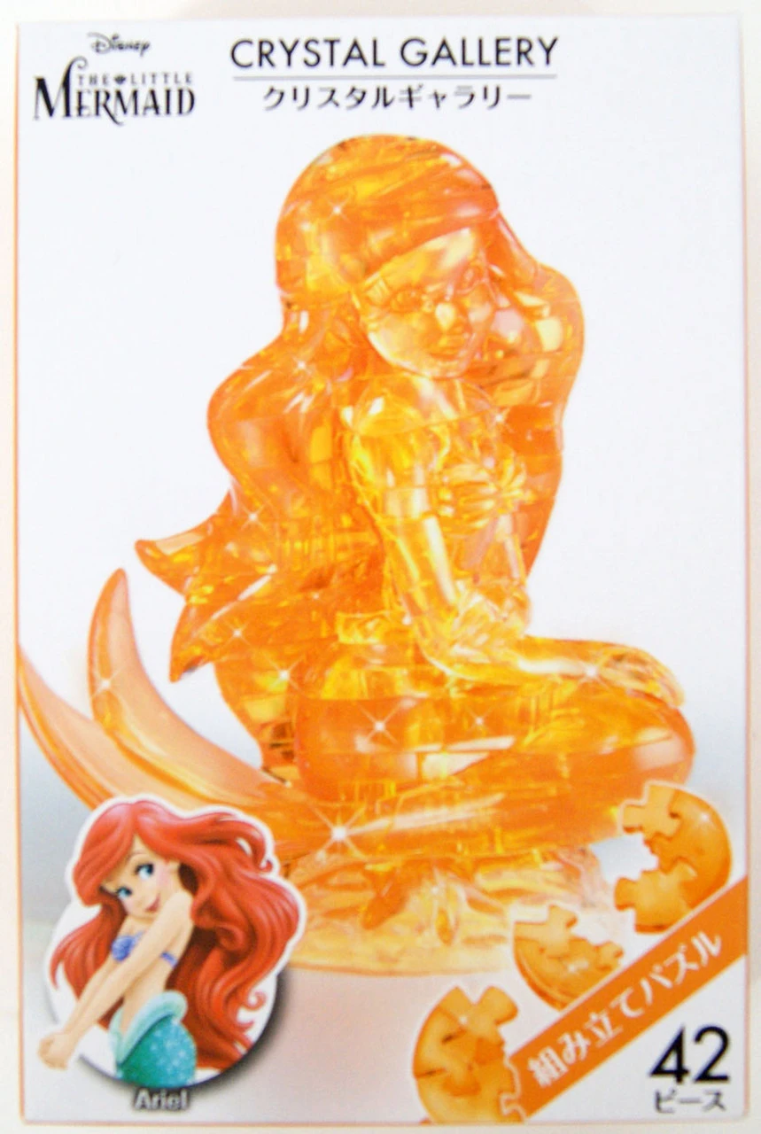 Hanayama Crystal Gallery 3D Puzzle Disney Little Mermaid Ariel 4977513076043