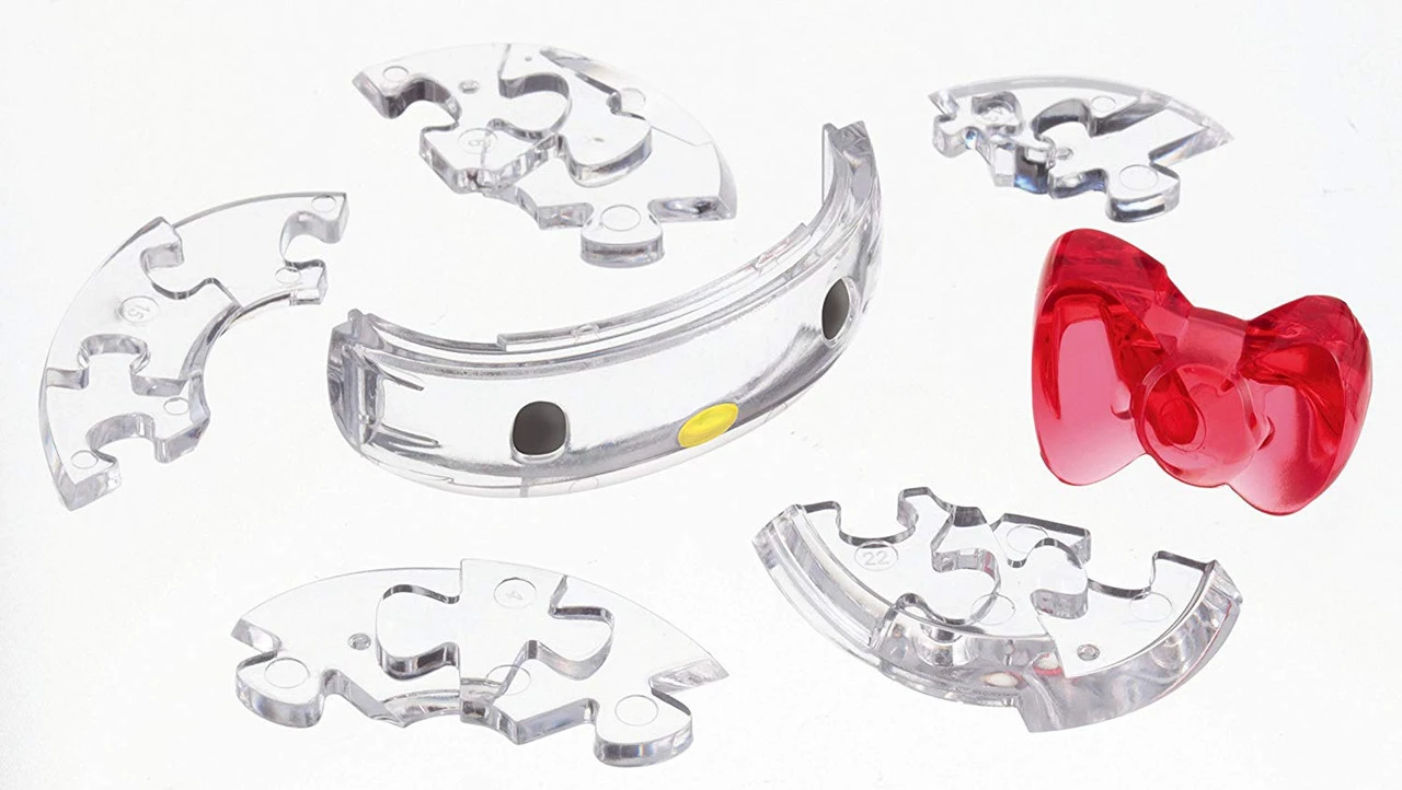 Hanayama Crystal Gallery 3D Puzzle Hello Kitty 4977513076289 - Image 4