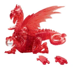 Beverly Crystal 3D Puzzle 486152 Dragon Red (56 Pieces)