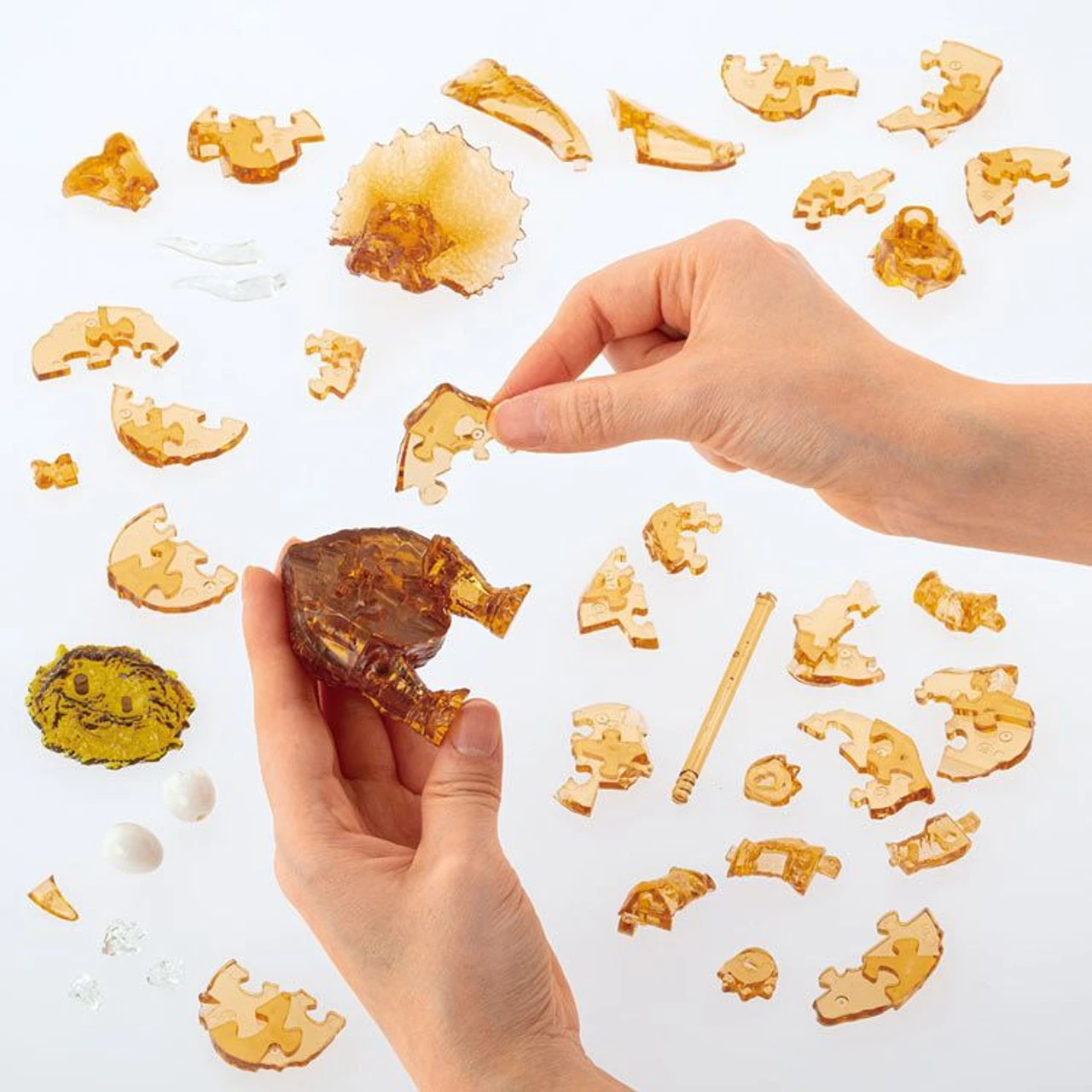 Beverly 50285 Crystal 3D Puzzle Triceratops Brown (61 Pieces) - Image 6