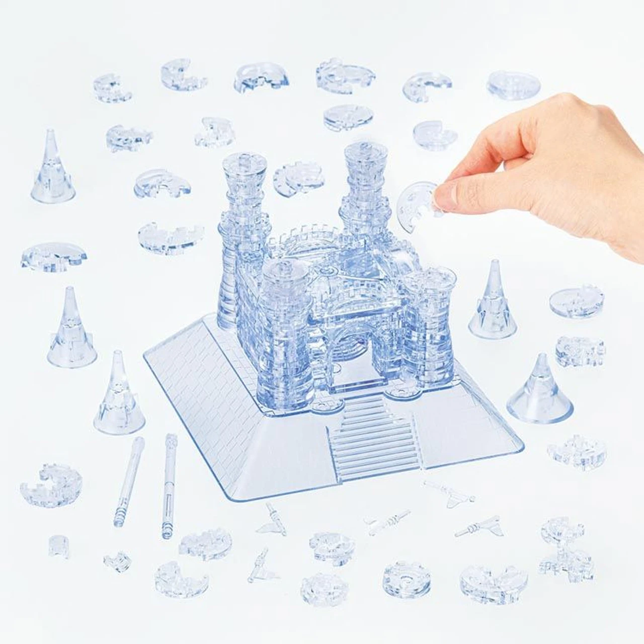 Beverly 50291 Crystal 3D Puzzle Grand Castle Blue (125 Pieces) - Image 3