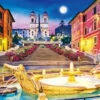 Beverly 51-271 Jigsaw Puzzle Moonlit Night Spain Square (1000 Pieces)