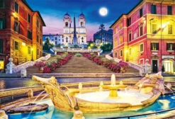 Beverly 51-271 Jigsaw Puzzle Moonlit Night Spain Square (1000 Pieces)