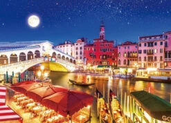 Beverly 66-155 Jigsaw Puzzle Venice In A Moonlit Night (600 Pieces)