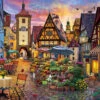 Beverly 66-209 Jigsaw Puzzle Bavarian Town By David Maclean (600 Pieces)