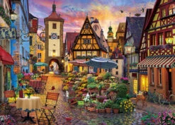 Beverly 66-209 Jigsaw Puzzle Bavarian Town By David Maclean (600 Pieces)