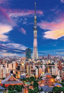 Beverly Jigsaw Puzzle 93-147 Tokyo Sky Tree Twilight View (300 Pieces)