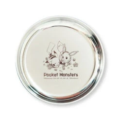 Pokemon Center Original Stainless Plate - Pikachu & Eevee