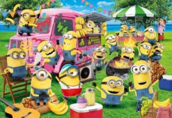 Yanoman 03-937 Jigsaw Puzzle Crazy Garden Party Minions (300 Pieces)
