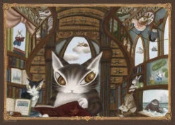 Yanoman Jigsaw Puzzle 05-1009 Wachifield Ideal Library By Akiko Ikeda (500 Pieces)