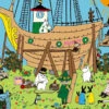 Yanoman Jigsaw Puzzle 05-1030 Moomin Going On Voyage (500 Pieces)