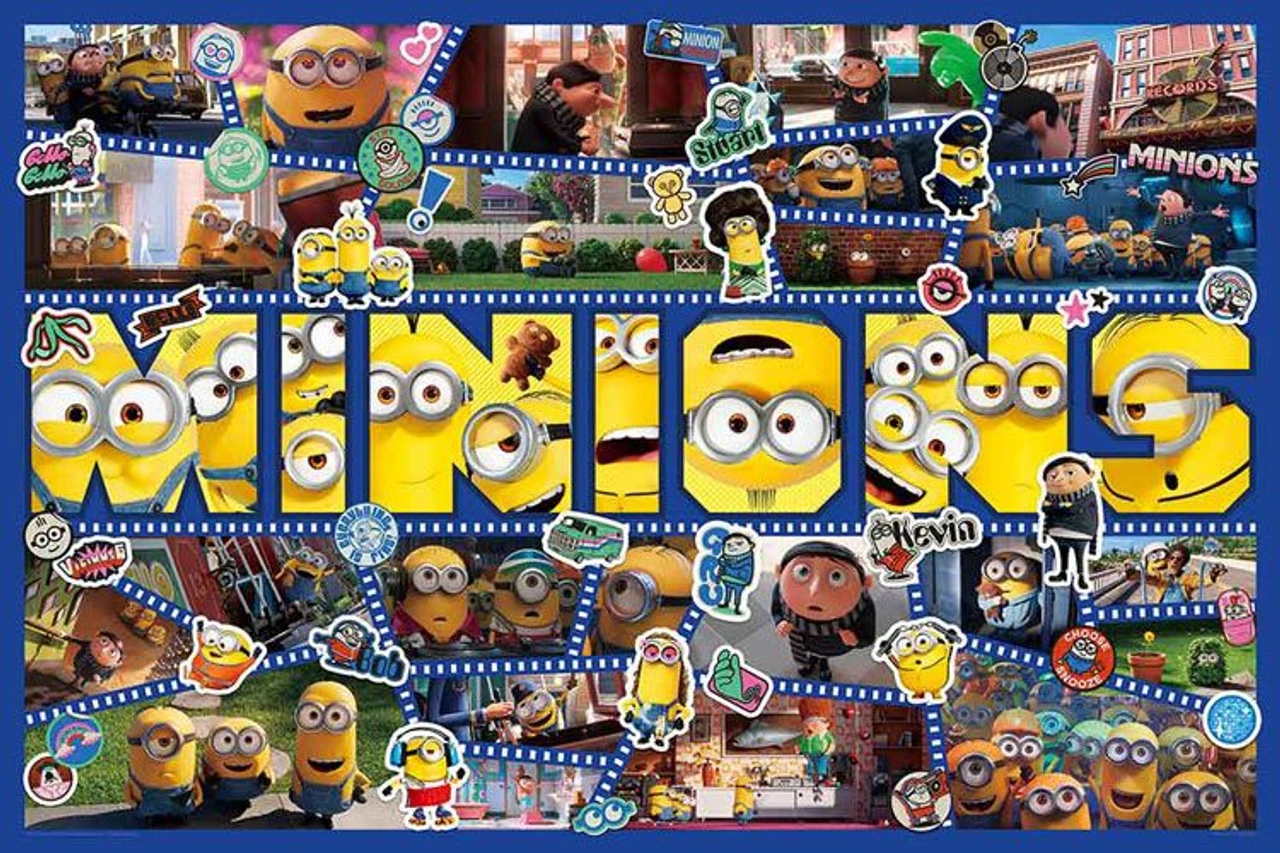 Yanoman 10-1390 Jigsaw Puzzle Minions Film Strips (1000 Pieces)