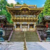 Yanoman 10-1430 Jigsaw Puzzle Golden Shrine And Temple Toshogu Yomeimon Gate Tochigi Japan (1000 Pieces)