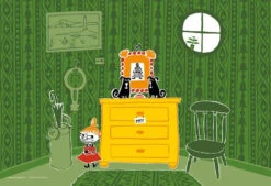 Yanoman Jigsaw Puzzle Little My's Dresser Moomin (500 S-Pieces)