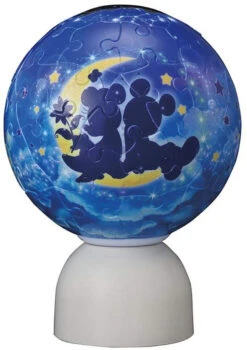 Yanoman 3D LED Lantern Puzzle 2003-499 Disney Mickey & Minnie (60 Pieces)