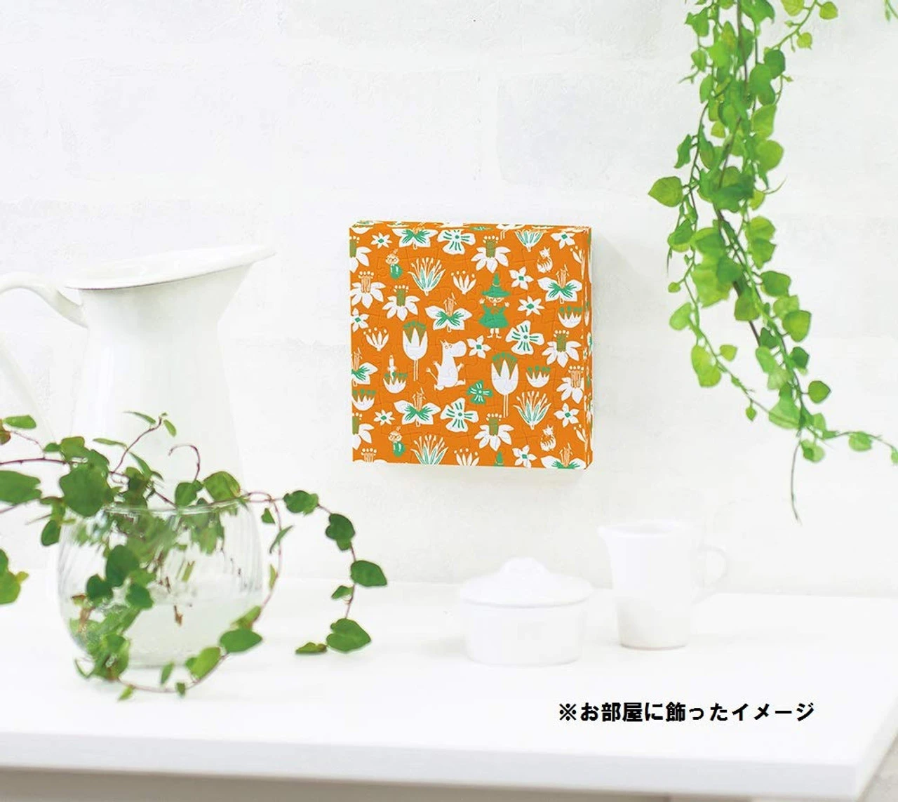 Yanoman Jigsaw Puzzle 2303-14 Moomin Petite Flowers (56 Pieces) - Image 2