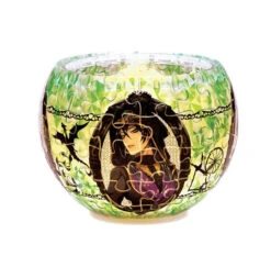 Yanoman 2201-53 3D LED Lamp Shade Puzzle Disney Glass Mosaic Twisted-Wonderland Diasomnia (80 Pieces)