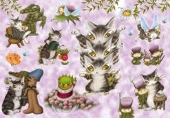 Yanoman Prism Art Jigsaw Puzzle 62-16 Wachi Field Dayan Becomes A Fairy (216 Pieces)