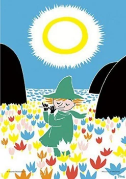 Yanoman Prism Art Jigsaw Puzzle 61-15 Moomin Snufkin (108 Pieces)