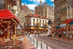 APPLEOne Jigsaw Puzzle 1000-648 Sam Park Cafe In Paris (1000 Pieces)