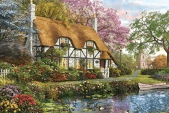 APPLEOne Jigsaw Puzzle 1000-771 Dominic Davison White Stone Retreat(1000 Pieces)